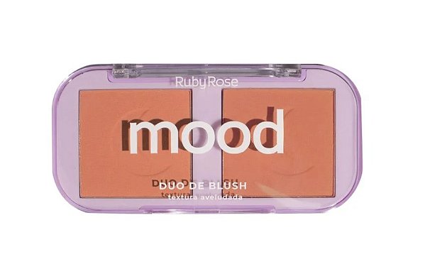 DUO DE BLUSH MOOD CORES MB07 E MB08 RUBY ROSE