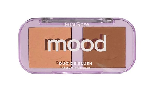 DUO DE BLUSH MOOD CORES MB09 E MB10 RUBY ROSE