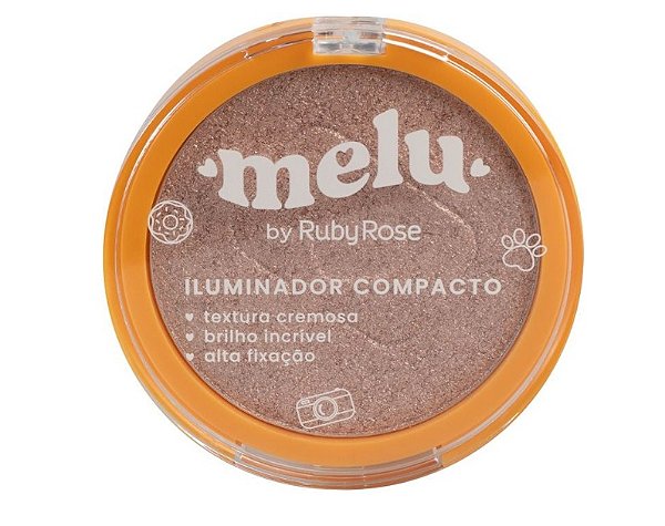 ILUMINADOR COMPACTO MELU COR 3 RUBY ROSE