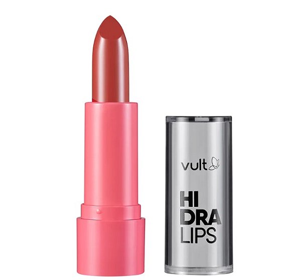 BATOM EM BALA HIDRA LIPS MARROM MASCAVO VULT