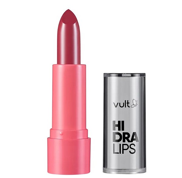 BATOM EM BALA HIDRA LIPS VINHO ROSADO VULT