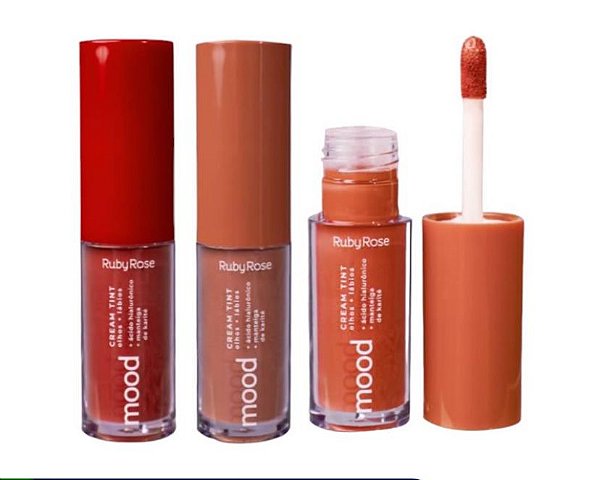 CREAM TINT MOOD LABIOS E OLHOS RUBY ROSE