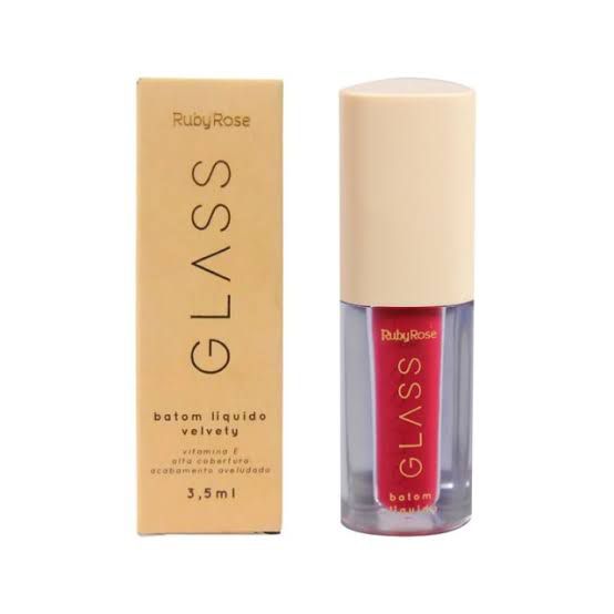 BATOM LIQUIDO VELVETY GLASS RUBY ROSE