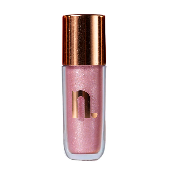 INSTANT GLOW GLOSS LABIAL COR QUARTZO ROSA - NINA MAKE UP