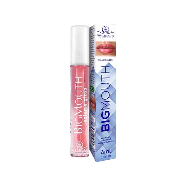 GLOSS VOLUME BIG MOUTH ROSA - PHÁLLEBEAUTY