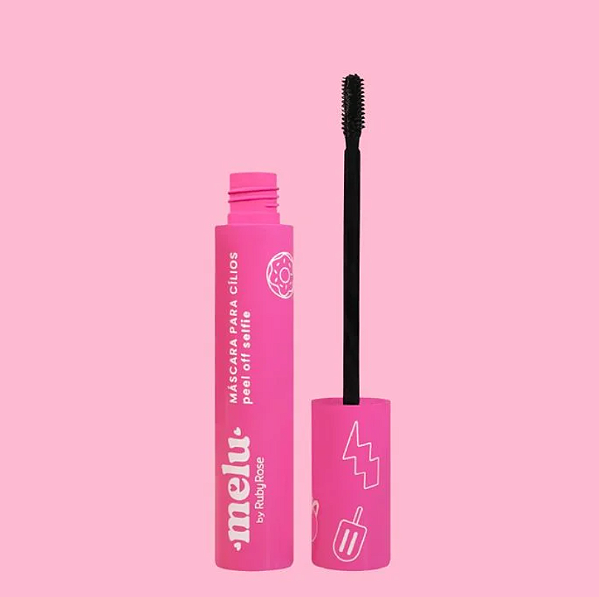 MÁSCARA PARA CÍLIOS PEEL OFF SELFIE MELU - RUBY ROSE
