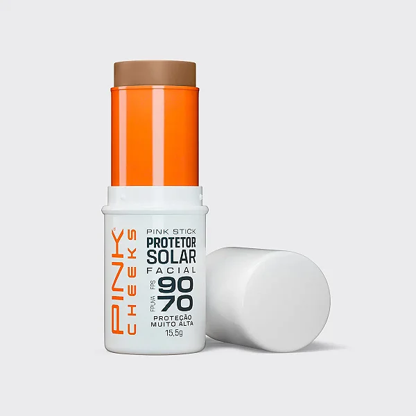 PROTETOR SOLAR FACIAL EM STICK FPS 90 - 42KM - PINK CHEEKS