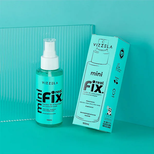 MINI REAL FIX FIXADOR DE MAQUIAGEM 100ML - VIZZELA