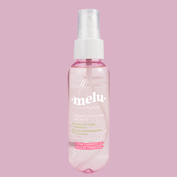 BRUMA FIXADORA VELVETY MELU - RUBY ROSE