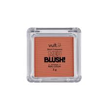 BLUSH COMPACTO MEU BLUSH! CORAL MATTE VULT