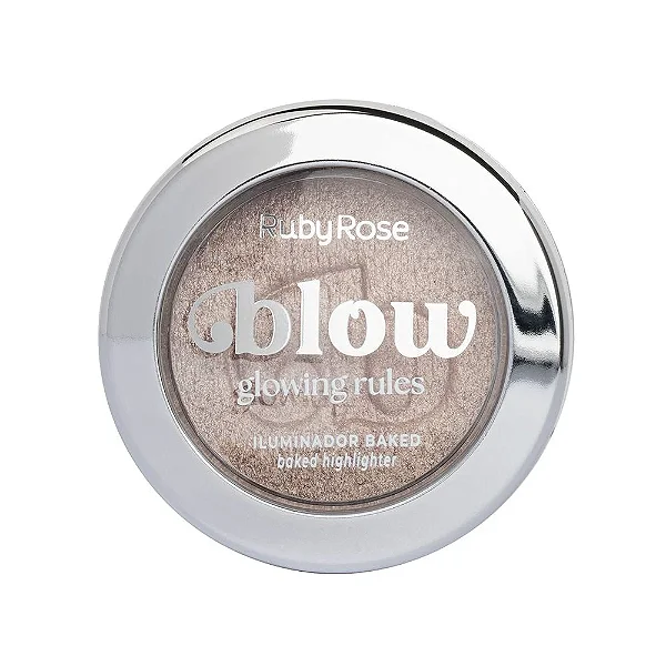 ILUMINADOR BAKED GLOWING RULES - LINHA BLOW RUBY ROSE