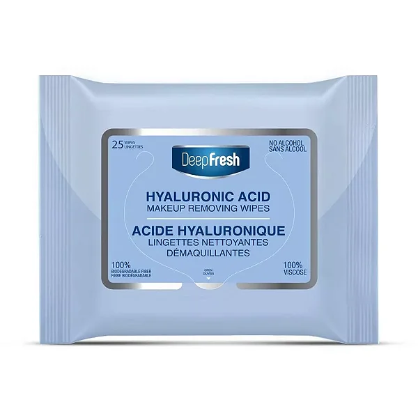 LENÇO DEMAQUILANTE DEEP FRESH - HYALURONIC ACID