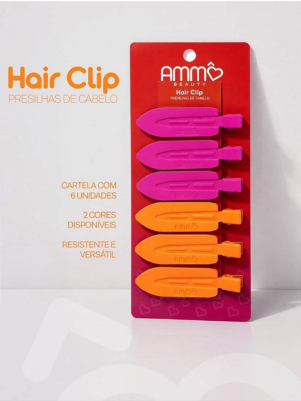 AMMÔ BEAUTY HAIR CLIP - PRESILHAS DE CABELO