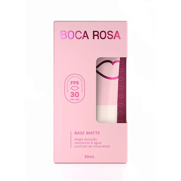 BASE LÍQUIDA - BOCA ROSA - MATTE FPS 30