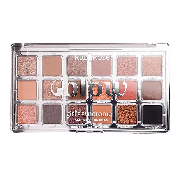 PALETA DE SOMBRAS - LINHA BLOW RUBY ROSE - GIRL´S SYNDROME