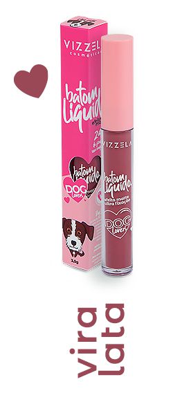 BATOM LIQUIDO DOG LOVERS COR 04 VIRA LATA - VIZZELA