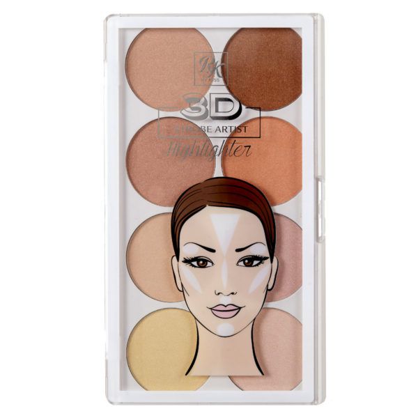 PALETA ILUMINADORA CONTOUR ARTIST CREAM-STROBING RK BY KISS