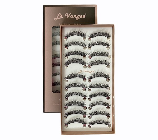 CÍLIOS POSTIÇOS H09 LE VANGEE ( 10 pares)