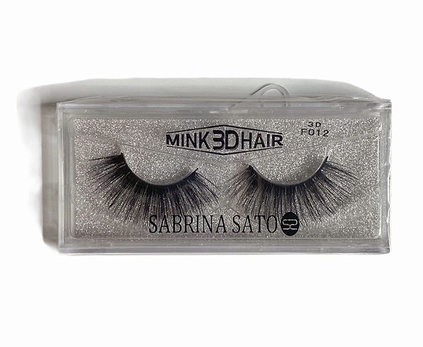 CÍLIOS POSTIÇOS MINK 3D HAIR F012 SABRINA SATO