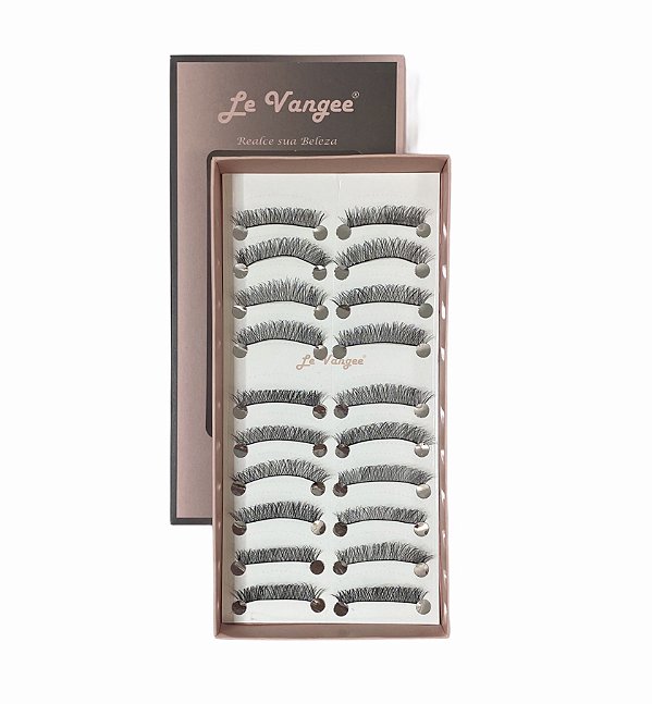 CÍLIOS POSTIÇOS H06 LE VANGEE (10 PARES)