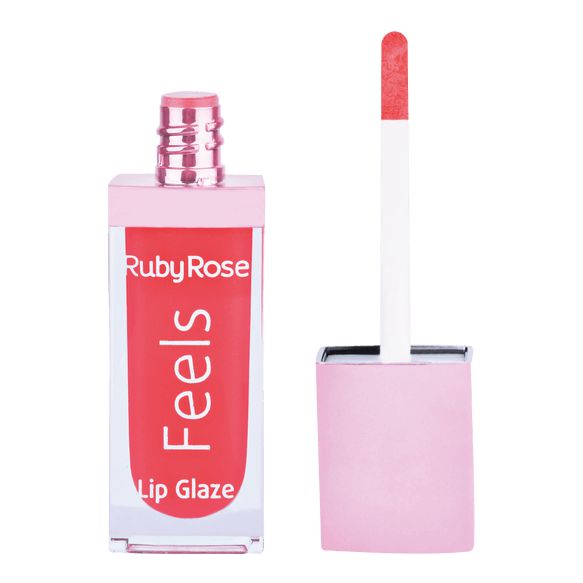 LIP GLAZE GLOSS FEELS RUBY ROSE