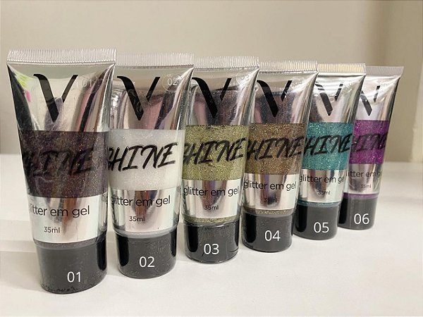 Glitter em Gel - Shine - VIVAI