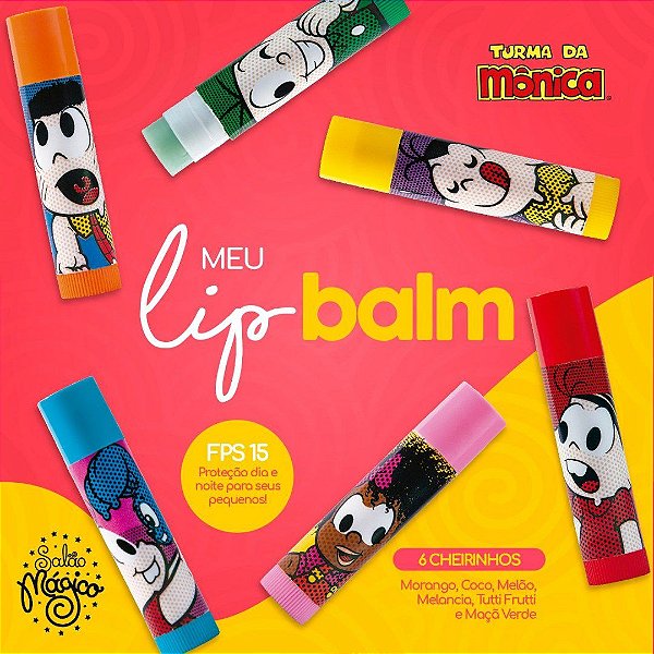 TURMA DA MÔNICA - MEU LIP BALM - PROTETOR LABIAL