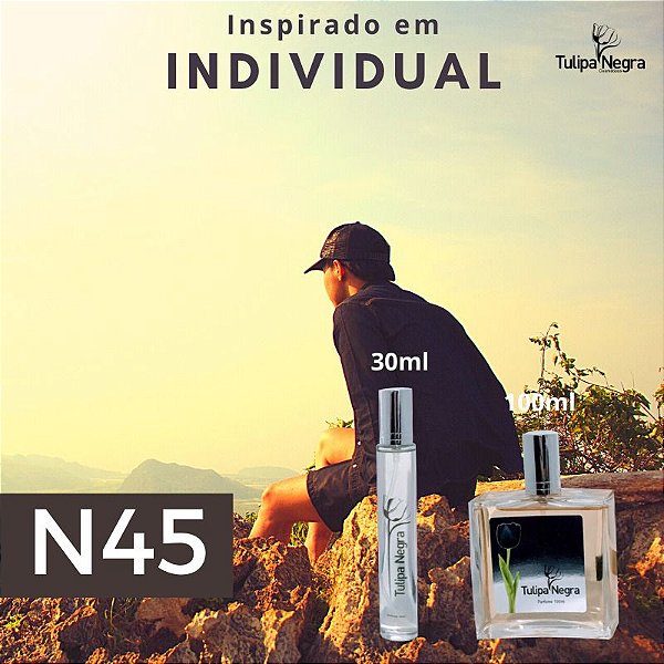 Perfume Tulipa Negra N 45 - Individual Masculino