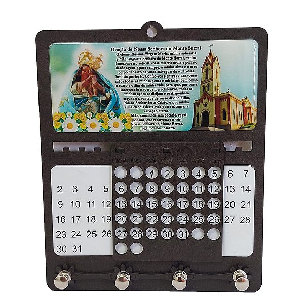 Calendário Permanente e Porta chaves