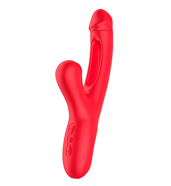 VIBRADOR COM DEDILHAR E SUGADOR