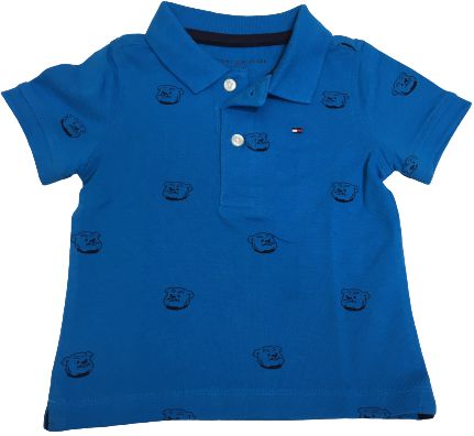 polo tommy hilfiger azul