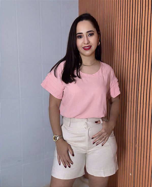 Bermuda Linho com Elastano