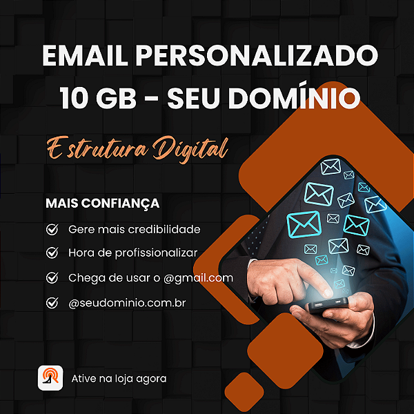 E-mail com seu Domínio para Loja Virtual