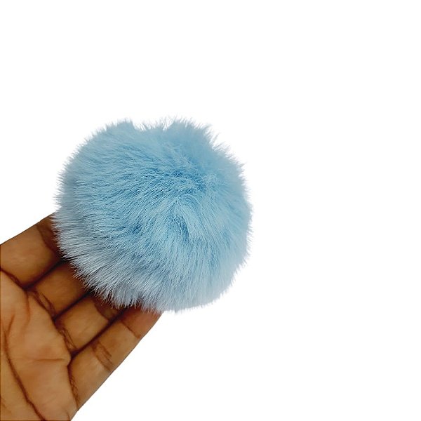 POMPOM PELINHO AZUL CLARO C-177 (7,0CM) - 1 UNIDADE