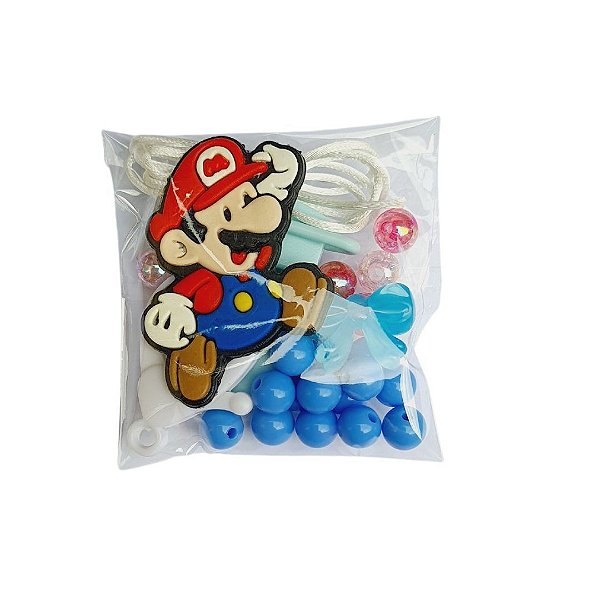 KIT PRENDEDOR DE CHUPETA SUPER MARIO - 1 UNIDADE