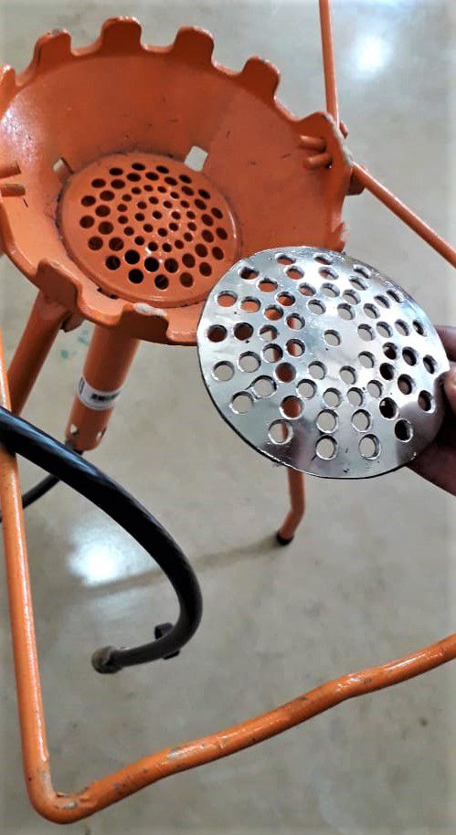 CHAMA DE AÇO INOX PARA AQUECEDOR CONVENCIONAL