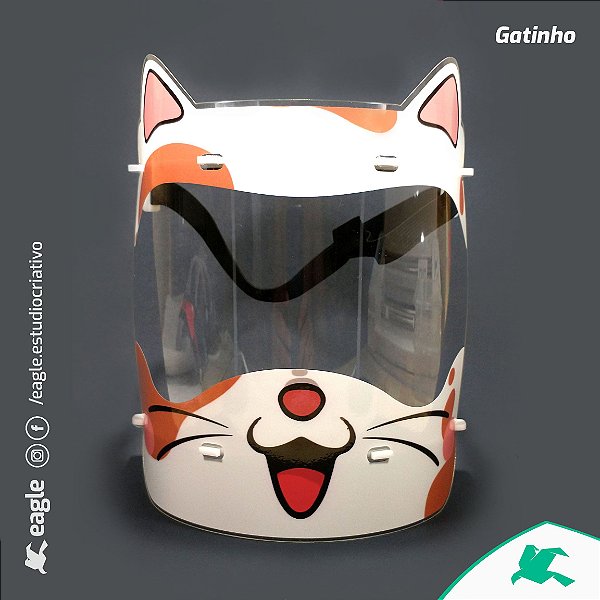 Face Shield Gatinho