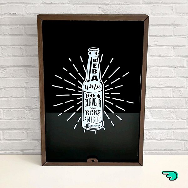 Quadro porta Tampinhas