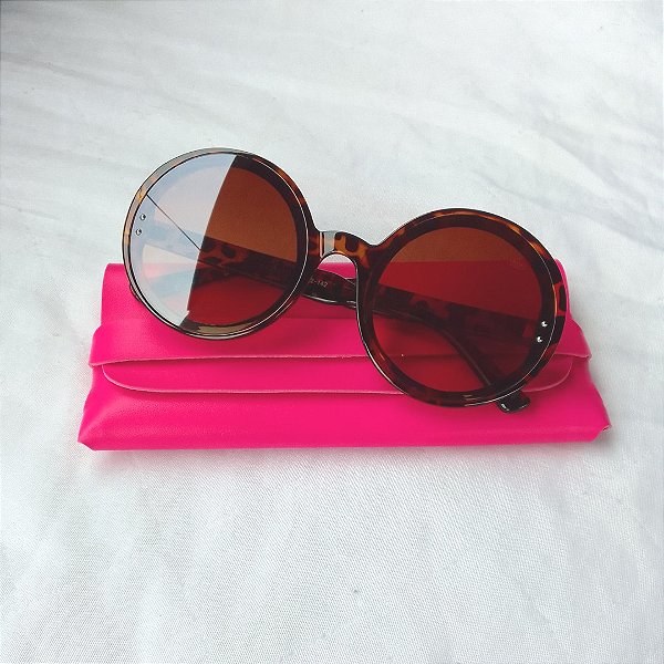 Óculos de sol Redondo Lux 8204-C3 Mesclado