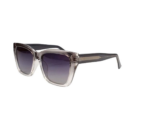 Óculos de sol Classico 7713P Cinza Translúcido