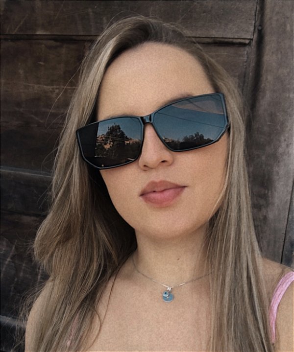 Óculos de sol Retro 2407 Preto