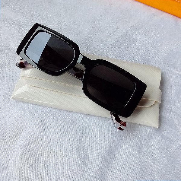 Óculos de sol Retro Vintage 202199-C2 Preto