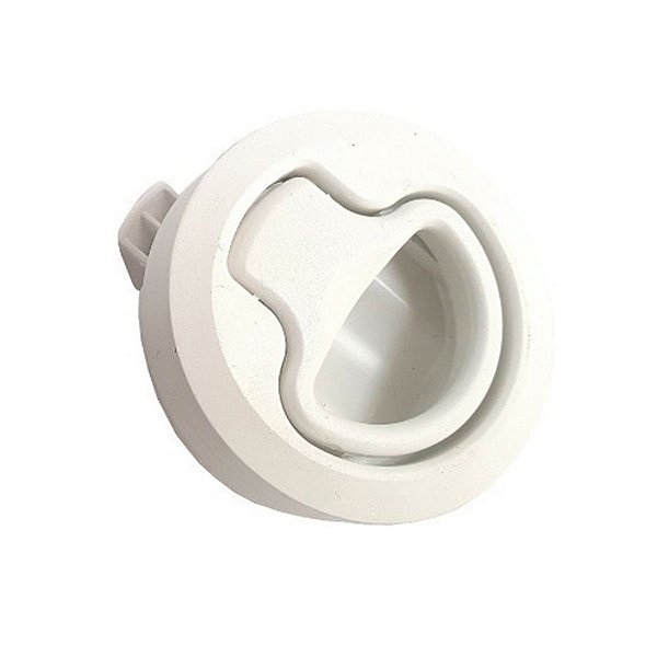 Puxador Redondo 6 Cm Sem Chave Em Nylon Para Gaveta Porta