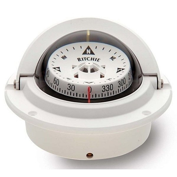 Bússola Ritchie F-83 Náutica Marítima De Embutir 12v Lancha