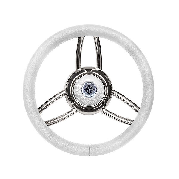 Volante Náutico Para Lancha Luxuoso T26 Italiano Com 6 Raios