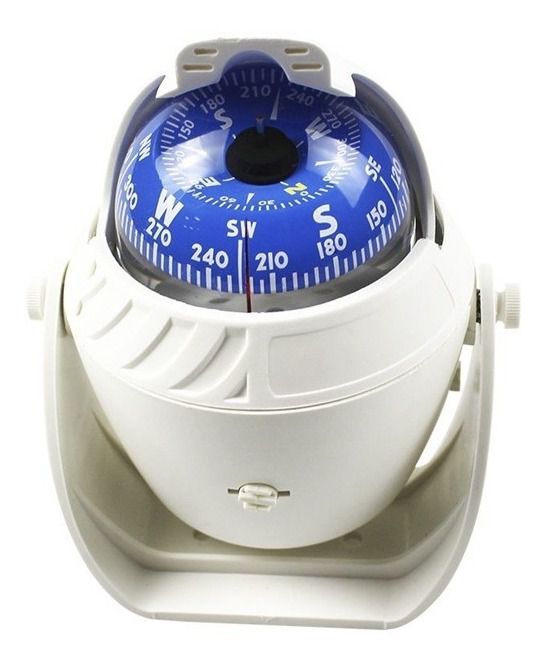 Bússola de Navegação náutica com Led 12 Volts lancha barco