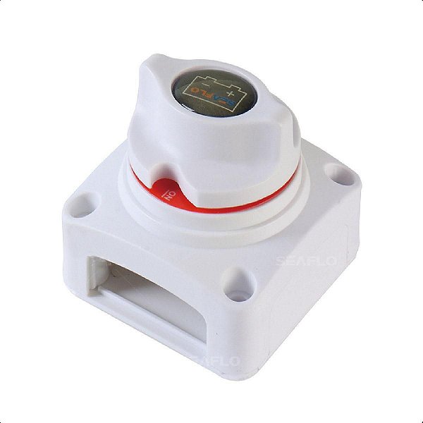 Chave Geral Marinizada Seaflo 1 Bateria On/Off Até 300Amp