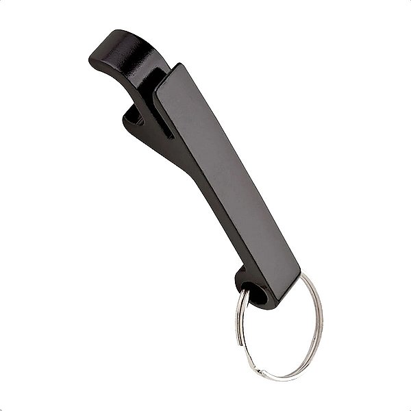 Abridor de Latas Garrafas Copos Chaveiro Preto Para Brindes