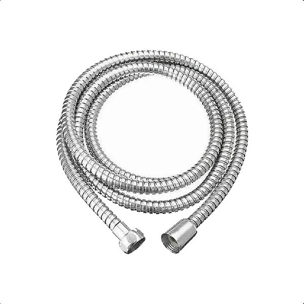 Mangueira Para Ducha Chuveiro Banheiro Cromada de Metal 1,45