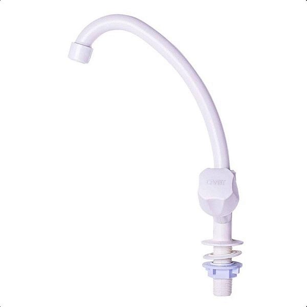 Torneira Branca De Mesa Para Banheiro E Lavanderia Casa Eco